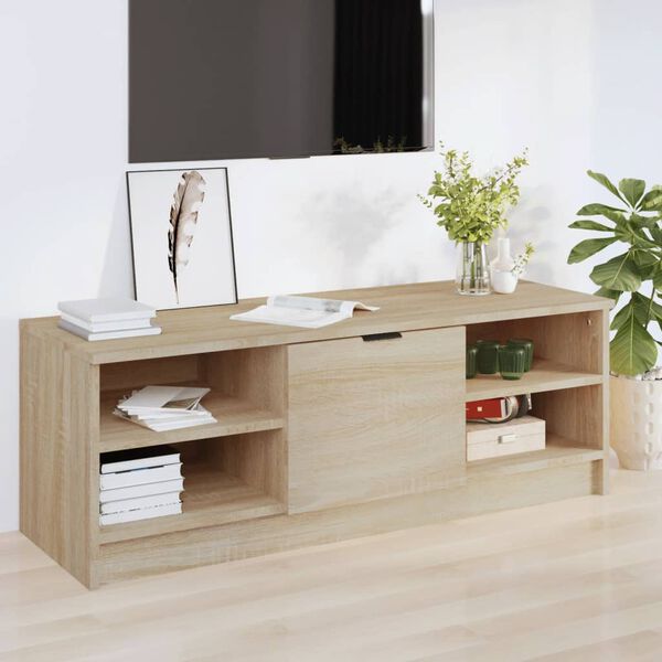 vidaXL TV Cabinet Sonoma Oak 102x35.5x36.5 cm Engineered Wood