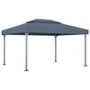 vidaXL Gazebo 400x300 cm Anthracite Aluminium