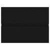 vidaXL Bathroom Furniture Set Black Engineered Wood