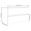 vidaXL Sink Cabinet with Built-in Basin Smoked Oak Engineered Wood