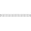 vidaXL Wire Mesh Fence with Flange Anthracite 1,4x25 m
