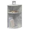 vidaXL End Table Concrete Grey 29.6 x 29.6 x 60 cm Engineered Wood