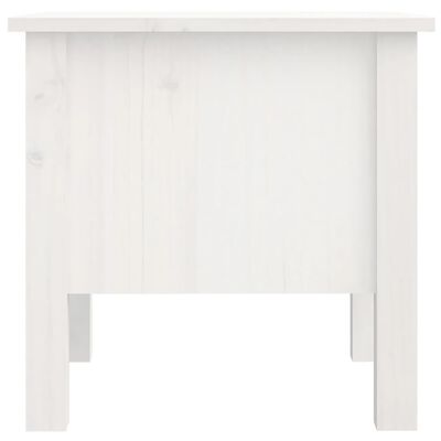 vidaXL Side Tables 2 pcs White 40x40x39 cm Solid Wood Pine