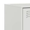 vidaXL Bedside Cabinets 2 pcs White 34.5x39x44 cm Steel