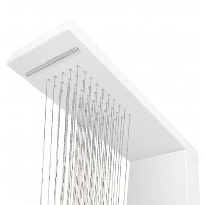 vidaXL Shower Panel System Aluminium Matte White