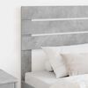 vidaXL Headboard Concrete Grey 80 cm Engineered wood