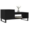 vidaXL Coffee Table Black 100x50x45 cm Engineered Wood