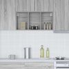 vidaXL Hanging Cabinet Grey Sonoma 40 x 29.5 x 80 cm Engineered Wood