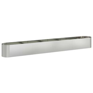 vidaXL Raised Garden Bed Galvanised Steel 360 x 40x 40 cm