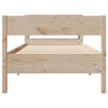 vidaXL Bed Frame without Mattress 100x200 cm Solid Wood Pine