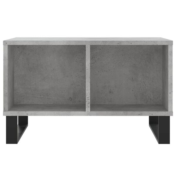 vidaXL Coffee Table Concrete Grey 60x50x36.5 cm Engineered Wood