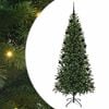vidaXL Artificial Christmas Tree Green 210 cm PE and PVC
