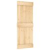 vidaXL Sliding Door with Hardware Set 80x210 cm Solid Wood Pine