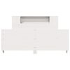 vidaXL Bed Frame without Mattress White 160x200 cm Solid Wood Pine