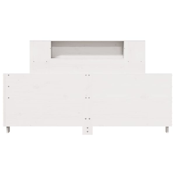 vidaXL Bed Frame without Mattress White 160x200 cm Solid Wood Pine