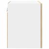 vidaXL Hanging Cabinet with Door Sonoma Oak and White 40 x 31 x 40 cm