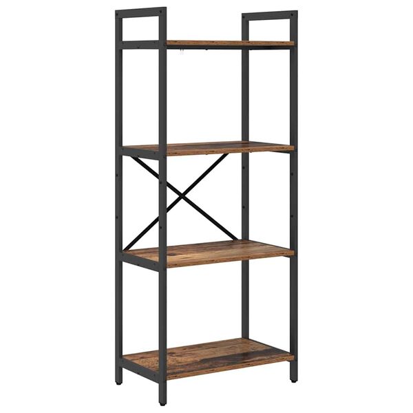 vidaXL Bookshelf Old Wood 56 x 34 x 133.5 cm Engineered Wood