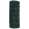 vidaXL Euro Fence Green 0.8 x 10 m PVC-coated iron