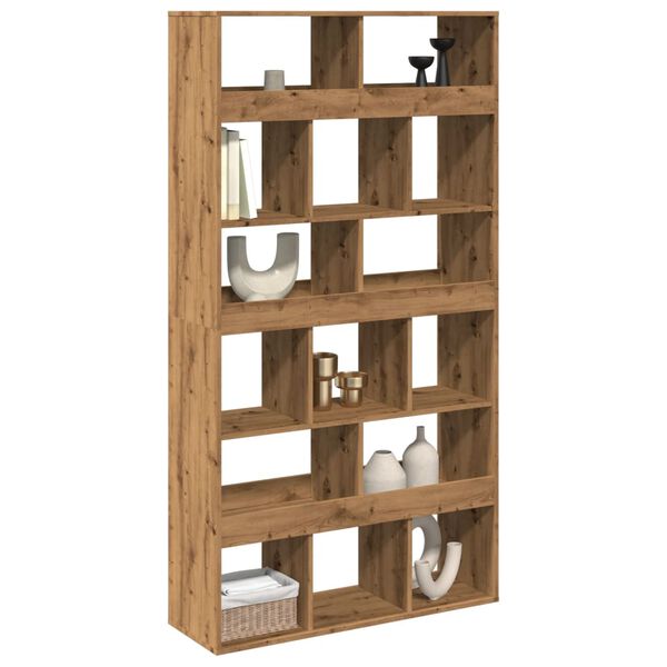 vidaXL Room Divider Artisian Oak 100x33x187.5 cm Engineered Wood
