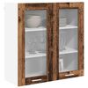 vidaXL Hanging Cabinet Old Wood 80 x 31 x 80 cm Engineered Wood