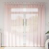 vidaXL Voile Curtains with Loops 2 pcs Light Pink 140x225 cm