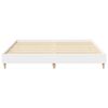 vidaXL Bed Frame without Mattress White 180x200cm Engineered Wood