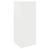 vidaXL Parcel Drop Box with Storage White 41 x 38 x 103 cm Steel