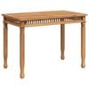 vidaXL Garden Dining Table 120x65x80 cm Solid Teak Wood