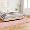 vidaXL Faux Sheepskin Rug Tafalla Pink 80 x 250 cm Polyester