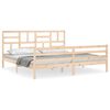 vidaXL Bed Frame without Mattress 200x200 cm Solid Wood