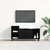 vidaXL TV Cabinet Set Black Oak 100 x 35 x 55 cm Engineered Wood