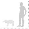 vidaXL Standing Plush Toy Polar Bear White XXL