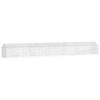 vidaXL Rabbit Cage Silver 600 x 78 x 78 cm Galvanised Steel