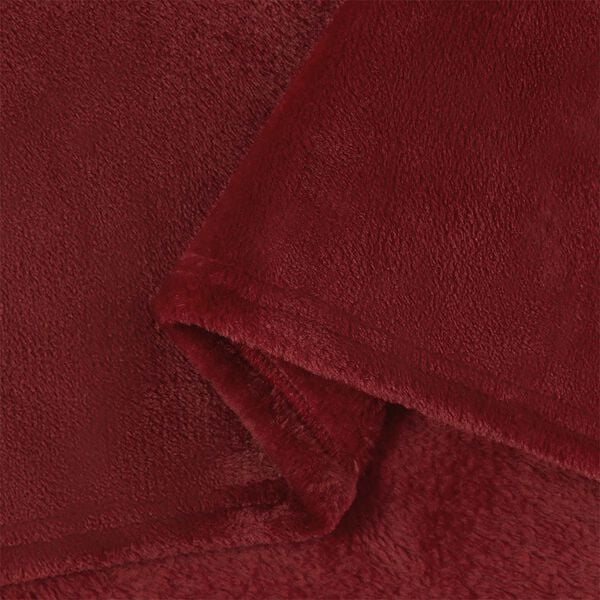 vidaXL Throw Blankets 6 pcs Bordeaux Red 130 x 150 cm Fleece