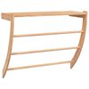 vidaXL Towel Rack 60x25.5x49 cm Solid Wood Walnut