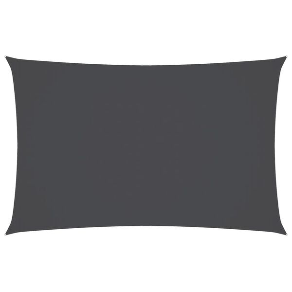 vidaXL Sunshade Sail Oxford Fabric Rectangular 3x6 m Anthracite