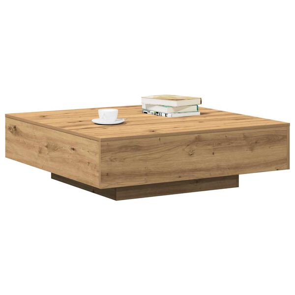 vidaXL Coffee Table Artisan Oak 100 x 100 x 31 cm
