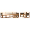 vidaXL Outdoor Sofa Set 6 pcs Natural Solid Acacia Wood