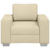 vidaXL Sofa Cream 100 x 77 x 82 cm Fabric