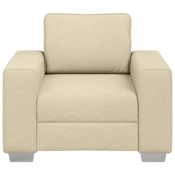 vidaXL Sofa Cream 100 x 77 x 82 cm Fabric