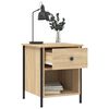 vidaXL Bedside Cabinets 2 pcs Sonoma Oak 40x42x50 cm Engineered Wood