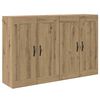 vidaXL Wall-mounted Cabinet 2 pcs Artisan Oak 69.5 x 34 x 90 cm