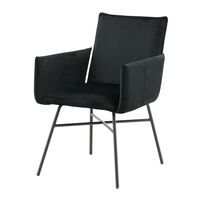 Venture Home Dining Chair Pippi Velvet Black