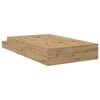 vidaXL Storage Bed Frame Artisan Oak 120 cm Engineered Wood