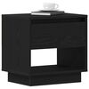 vidaXL Nightstand 2 pcs Black Oak 45 x 34 x 44 cm Engineered Wood