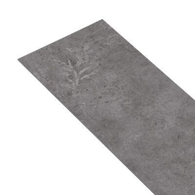 vidaXL Self-adhesive PVC Flooring Planks 5.21 m? 2 mm Concrete Grey