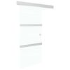vidaXL Sliding Door with Soft Stops ESG Glass and Aluminium 76x205 cm