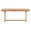 vidaXL Extending Garden Table 180-280x100x75 cm Solid Teak Wood