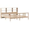 vidaXL Bookcase Bed without Mattress 200x200cm Solid Wood Pine