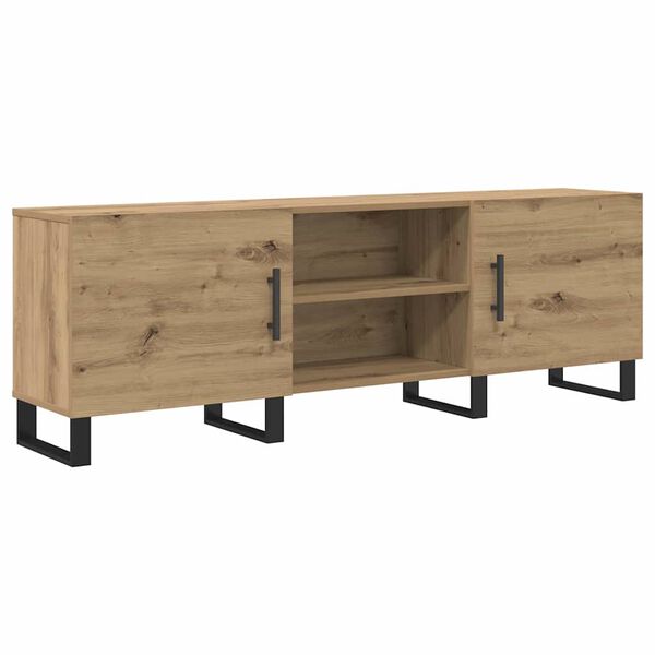 vidaXL TV Cabinet Artisan Oak 150 x 30 x 50 cm Engineered Wood
